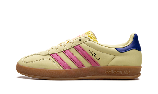 Adidas Gazelle Indoor WMNS "Powder Yellow Lucid Pink Royal" JI2719