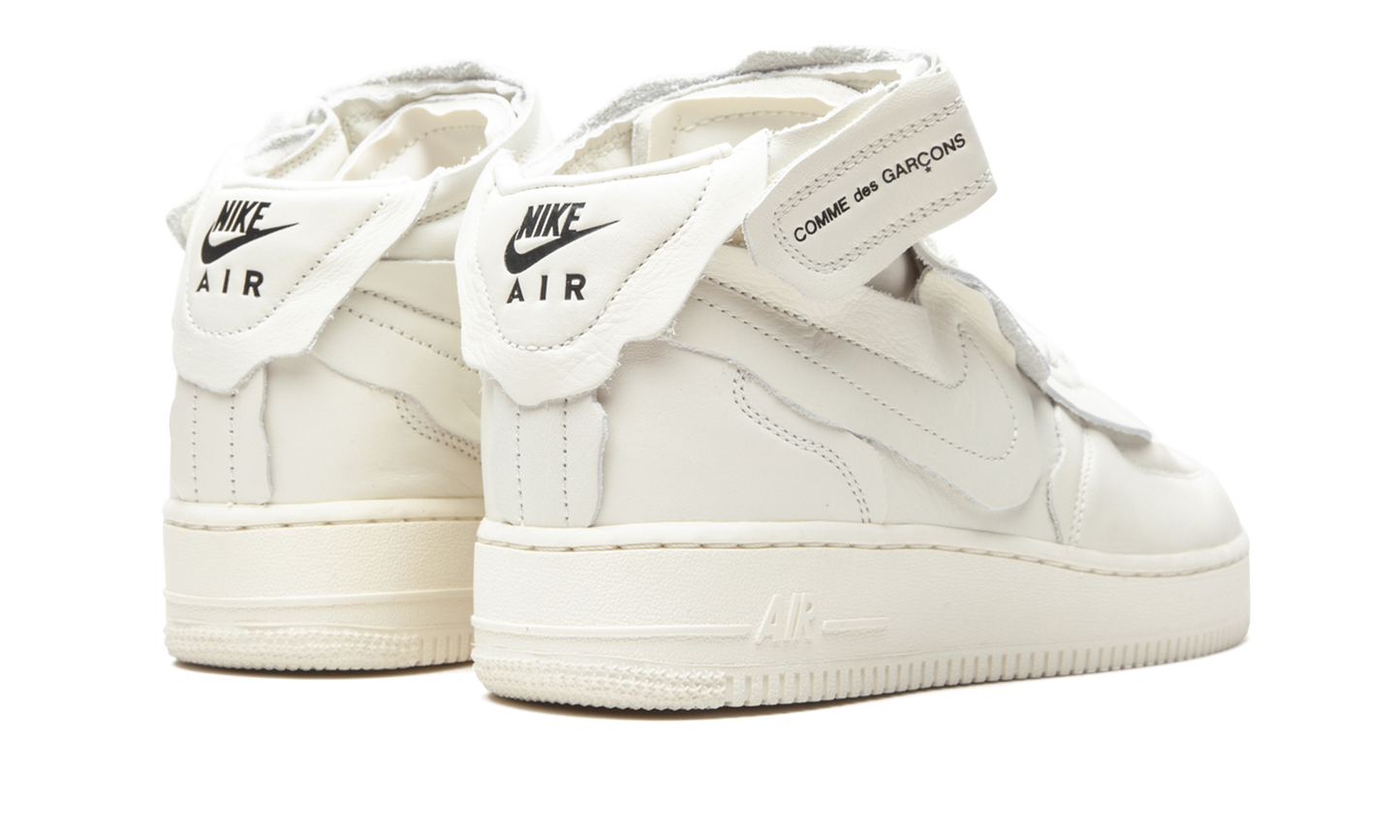 Nike Air Force 1 Mid "Comme des Garcons White"