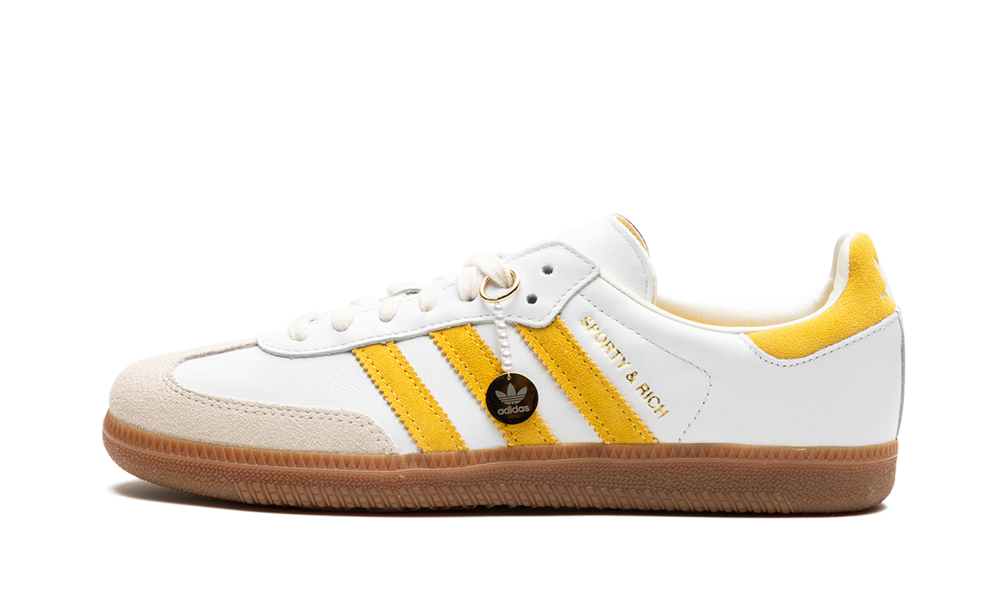 Adidas Samba OG "SPORTY & RICH - White Bold Gold" IF5661