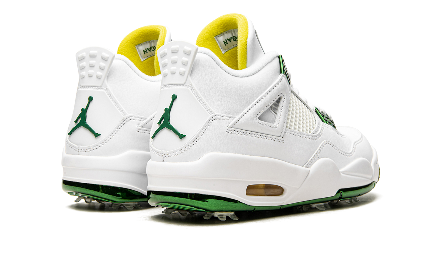 Air Jordan 4 Retro Golf Metallic Green CZ2439 100