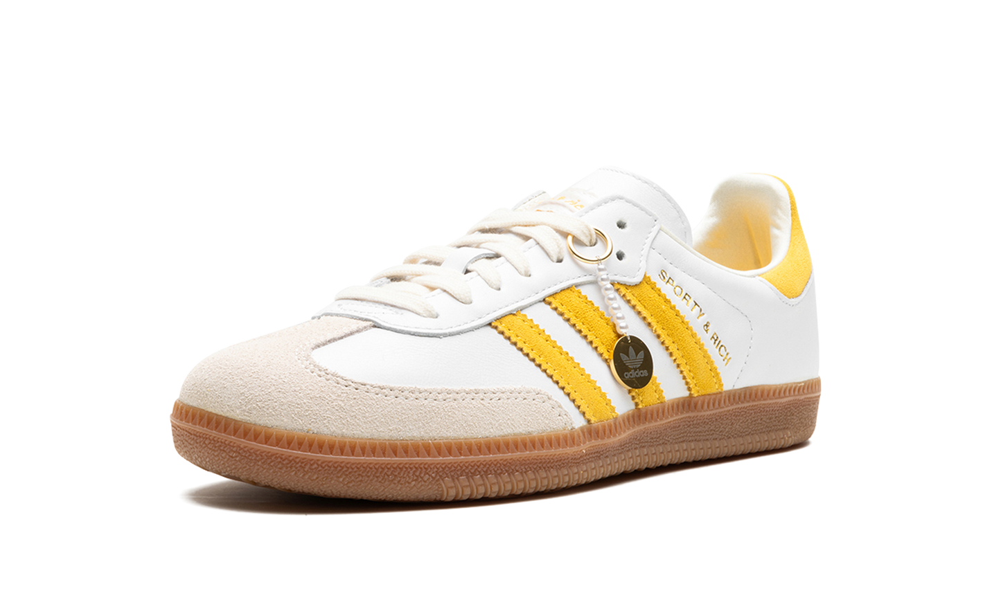 Adidas Samba OG "SPORTY & RICH - White Bold Gold" IF5661
