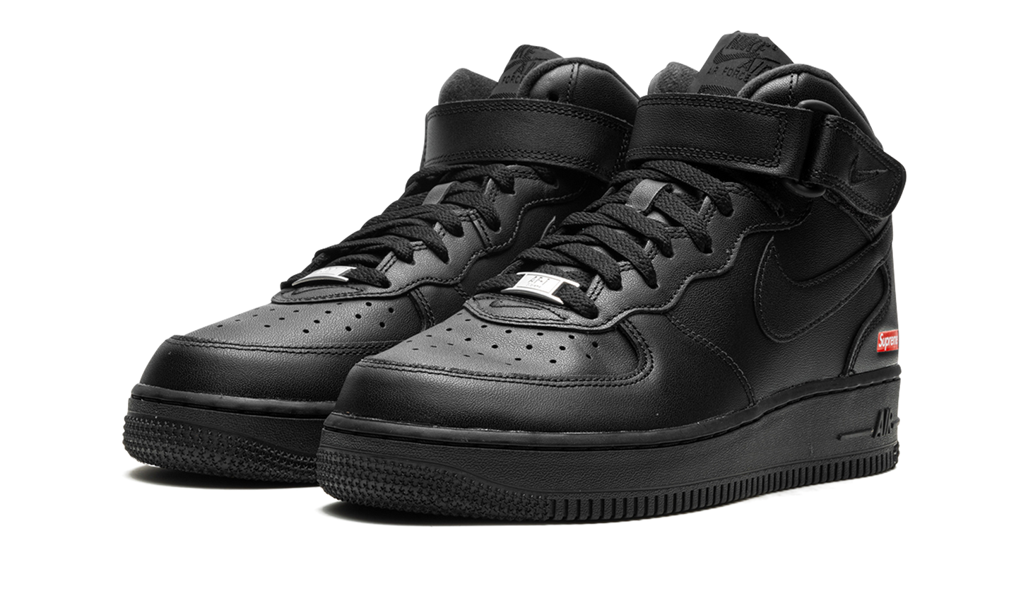 Nike Air Force 1 Mid "Supreme - Mini Box Logo Black" FZ8784 001