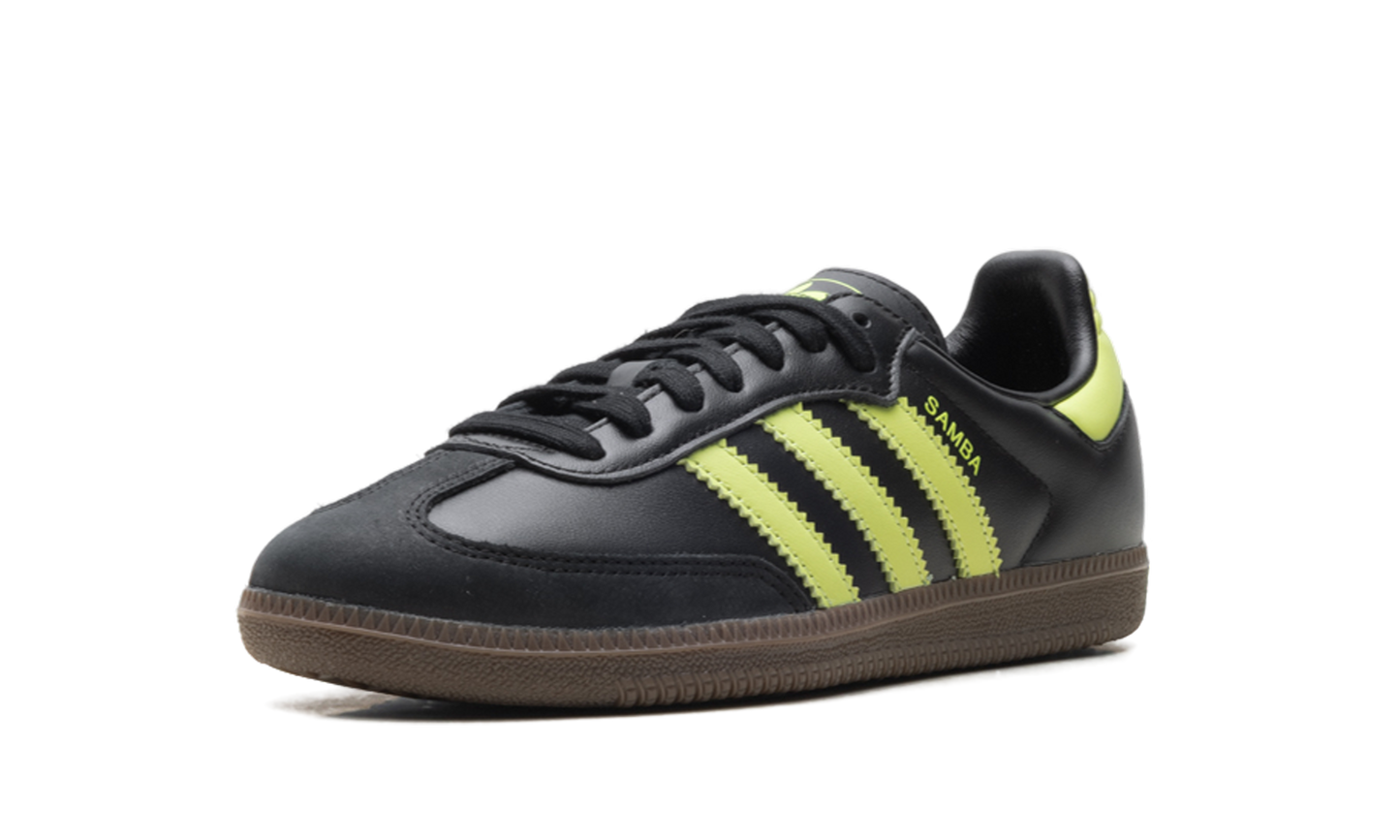 Adidas Samba OG WMNS "Black Pulse Lime" JS1387