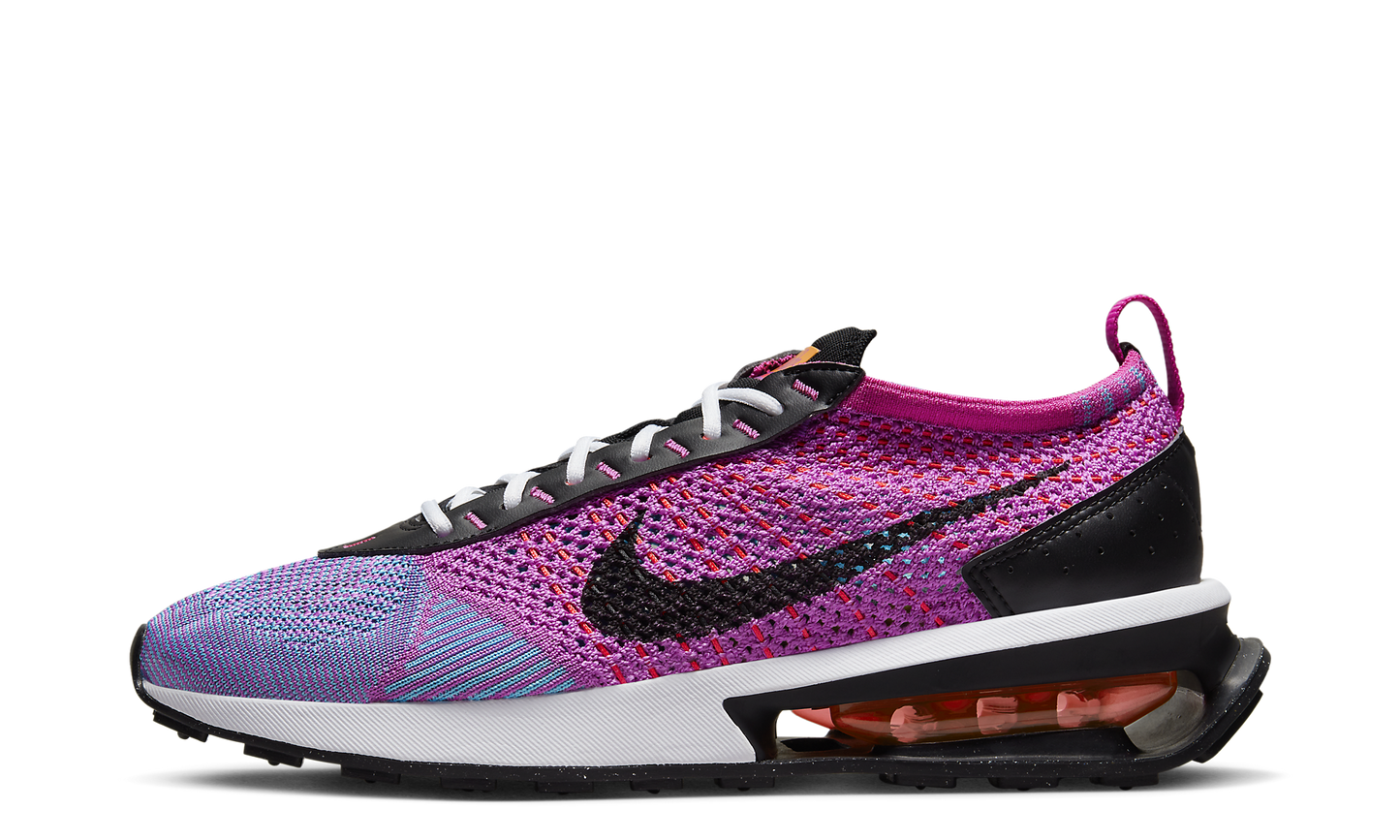 Nike AIR MAX FLYKNIT RACER WMNS "FUCHSIA DREAM/BLACK/BALTIC BLUE/VIVID ORANGE" FD0822 500
