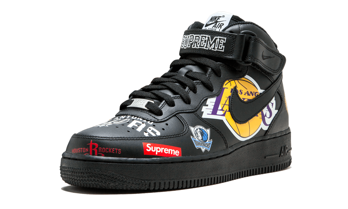 Nike Air Force 1 Mid '07 / Supreme "NBA" AQ8017 001