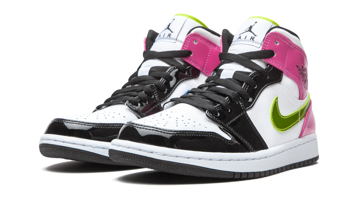 Air Jordan 1 Mid SE Cyber / Active Fuchsia CZ9834 100