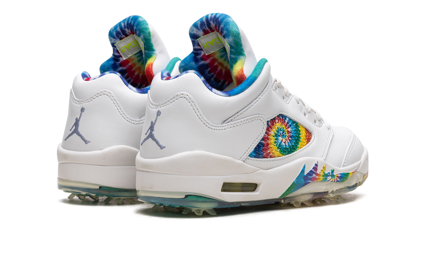 Air Jordan 5 Low Golf Peace, Love, and Golf CW4205 100
