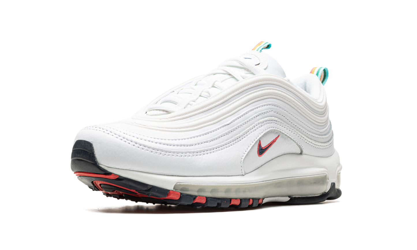 Nike AIR MAX 97 MNS WMNS "White / Multicolor" DH1592 100