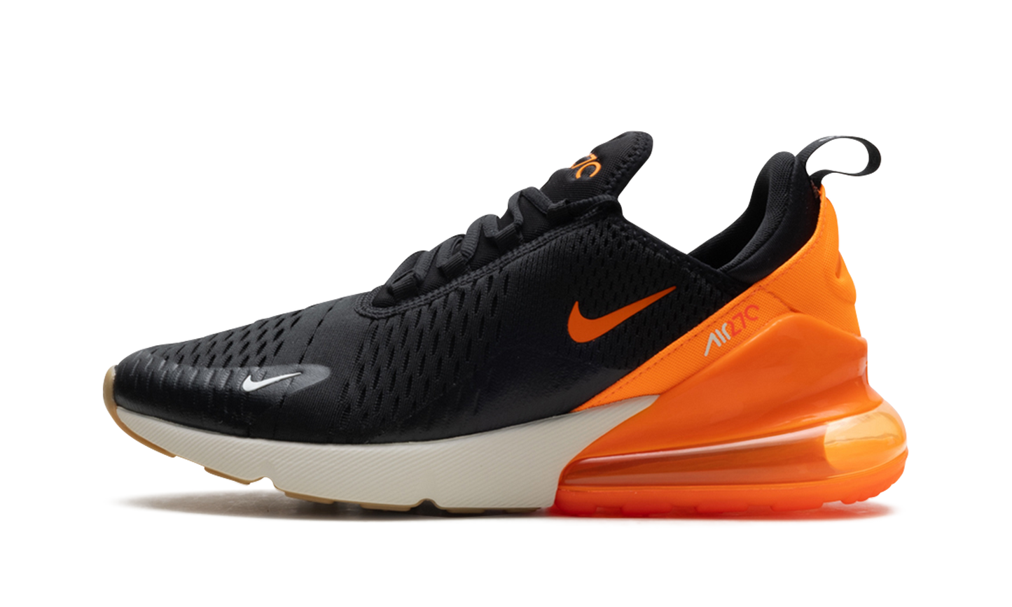 Nike Air Max 270 "Black/Total Orange-Bright Crimson" AH8050 030