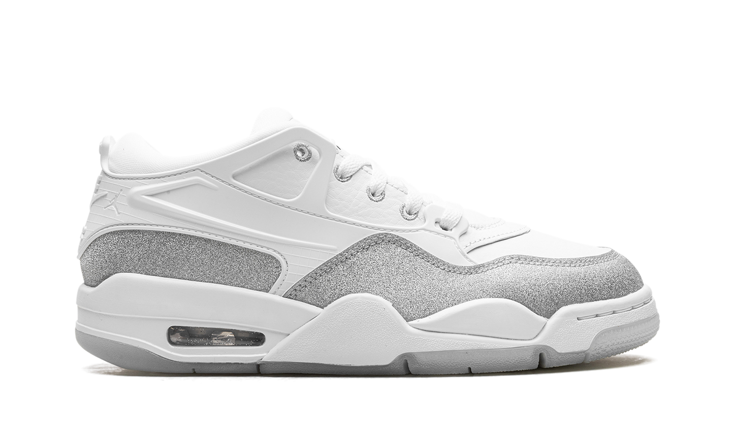 Air Jordan 4 RM WMNS White Metallic Silver HQ3441 111