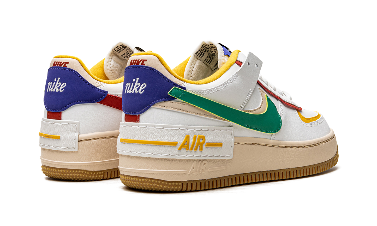 Nike AIR FORCE 1 LO SHADO MNS WMNS Summit White Neptune Green CI0919 118