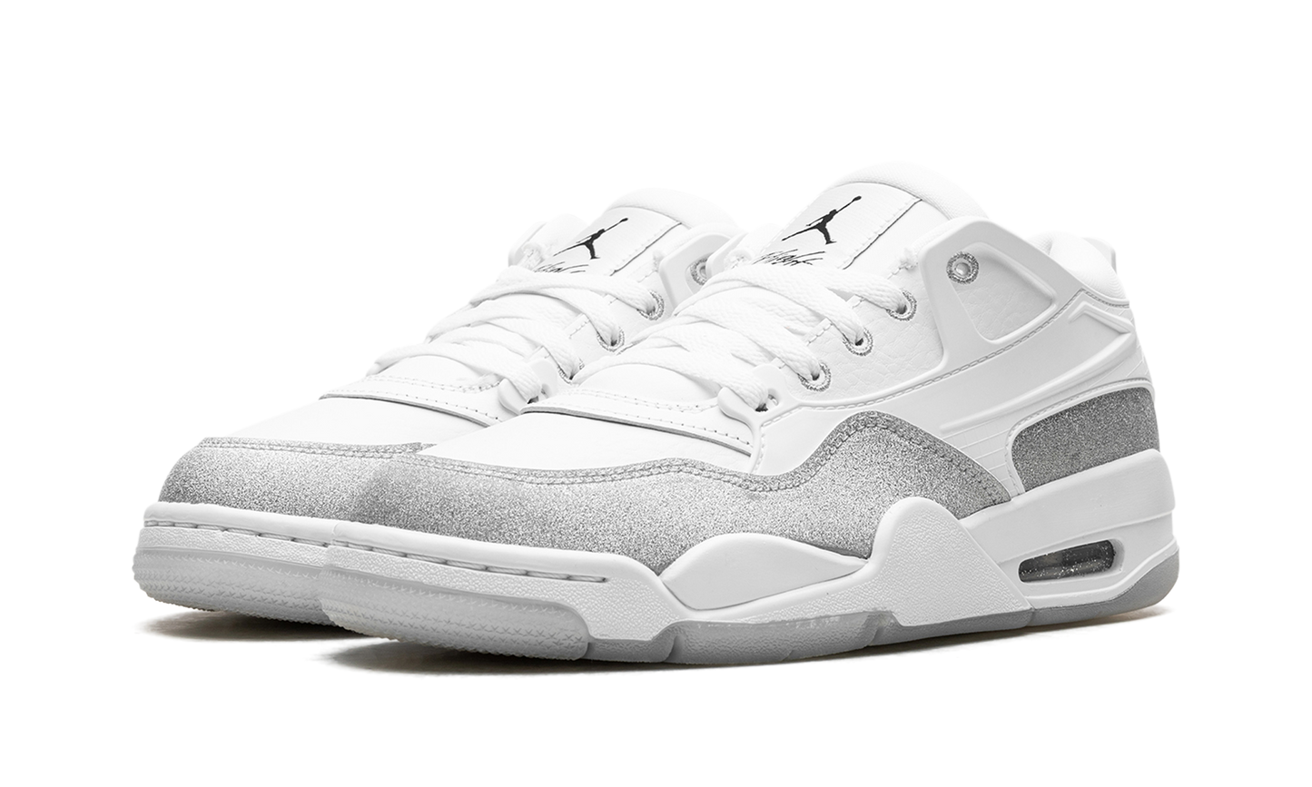 Air Jordan 4 RM WMNS White Metallic Silver HQ3441 111