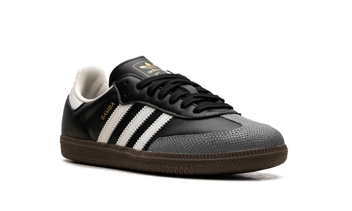 Adidas Samba OG WMNS "Black Off White Gold" JR8165