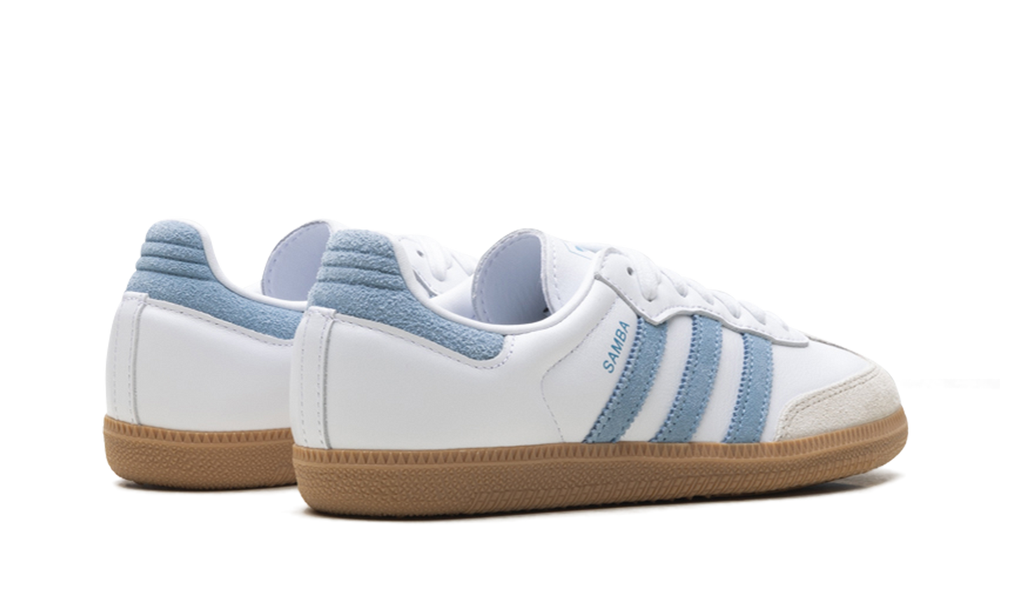 Adidas Samba OG WMNS "White / Ash Blue" JS1391