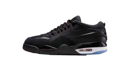 Air Jordan 4 RM Black Varsity Red' FQ7939 009
