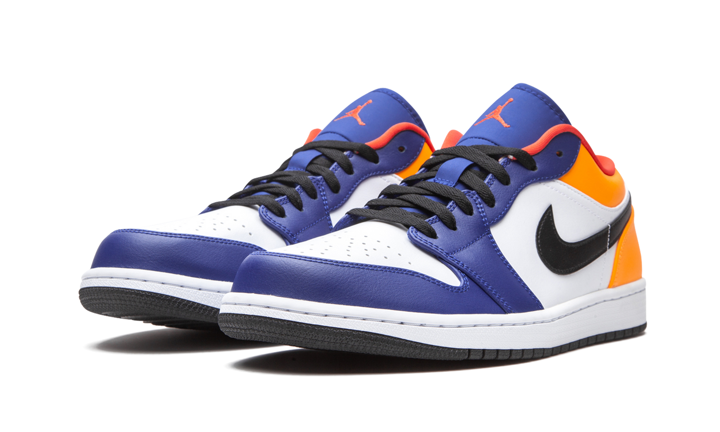 Air Jordan 1 Low Deep Royal / Yellow 553558 123