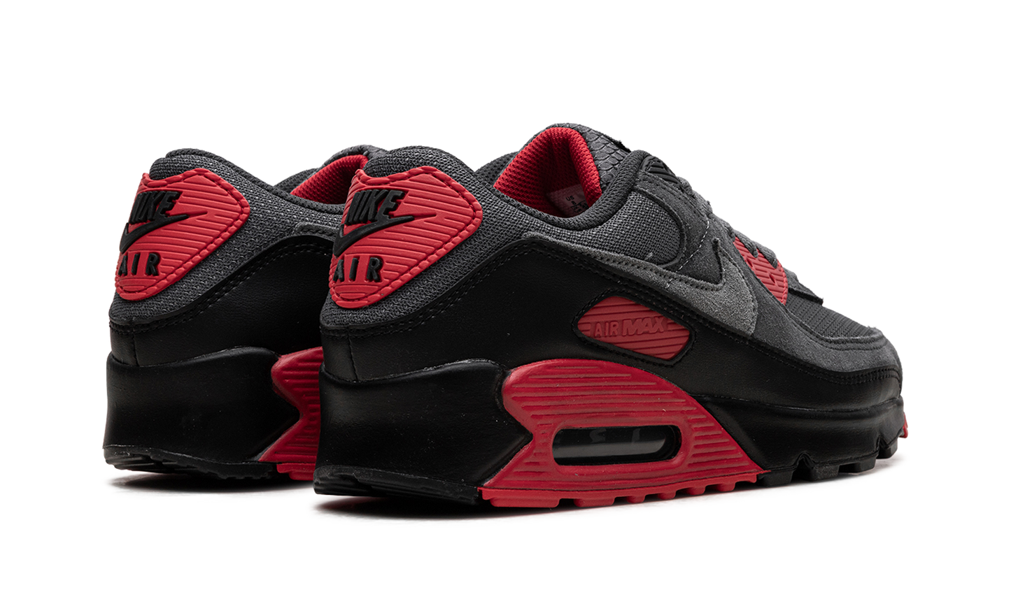 Nike Air Max 90 "Smoke Grey Fire Red" DM0029 007