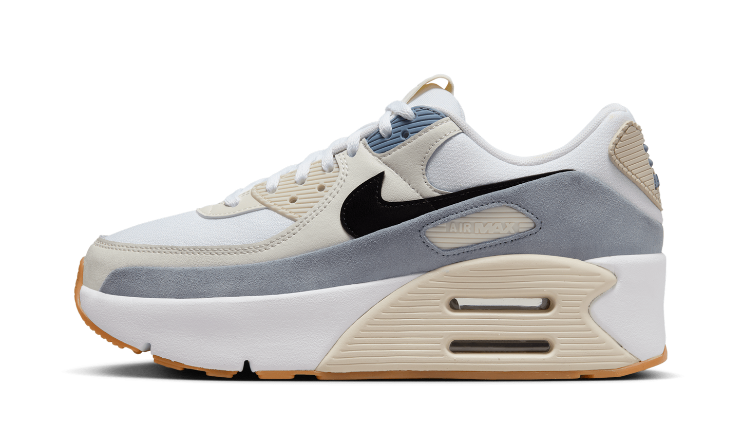 Nike Air Max 90 LV8 WMNS "White Ashen Slate Light Orewood Brown Black" FD4328 106