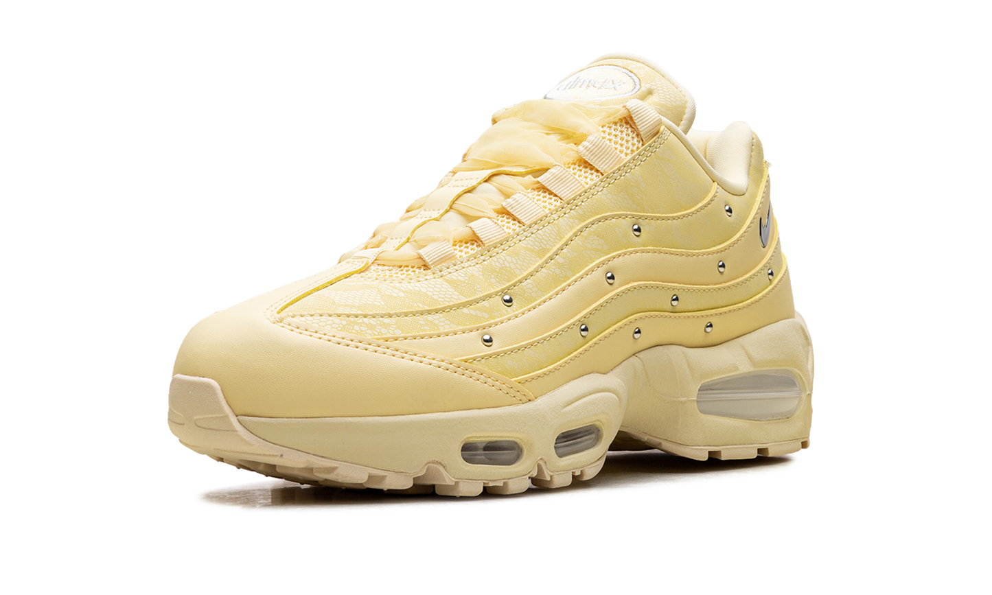 Nike Air Max 95 WMNS "Soft Yellow Silver Studded" IQ3444 722