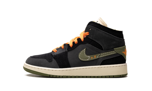 Air Jordan 1 Mid SE GS Craft Anthracite Light Olive FD5847 003