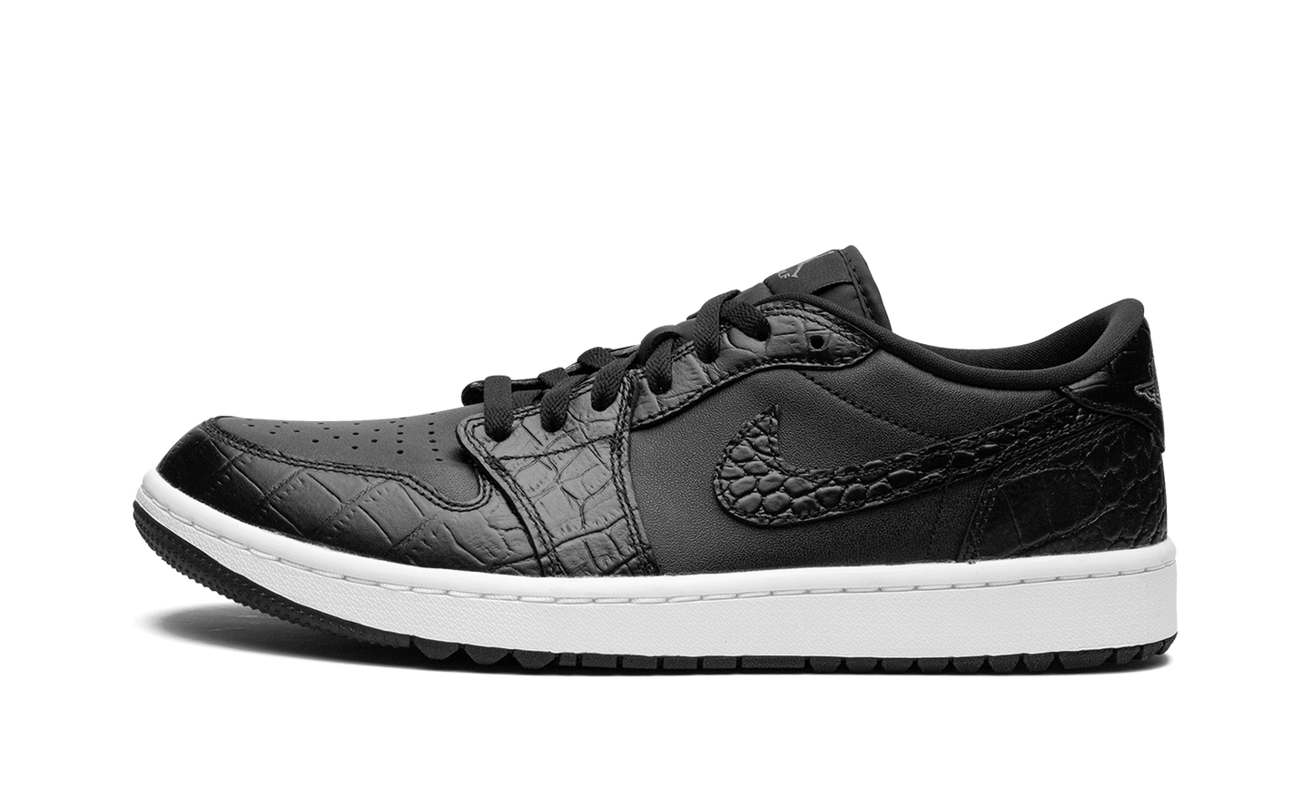 Air Jordan 1 Golf Low Black Croc DD9315 003