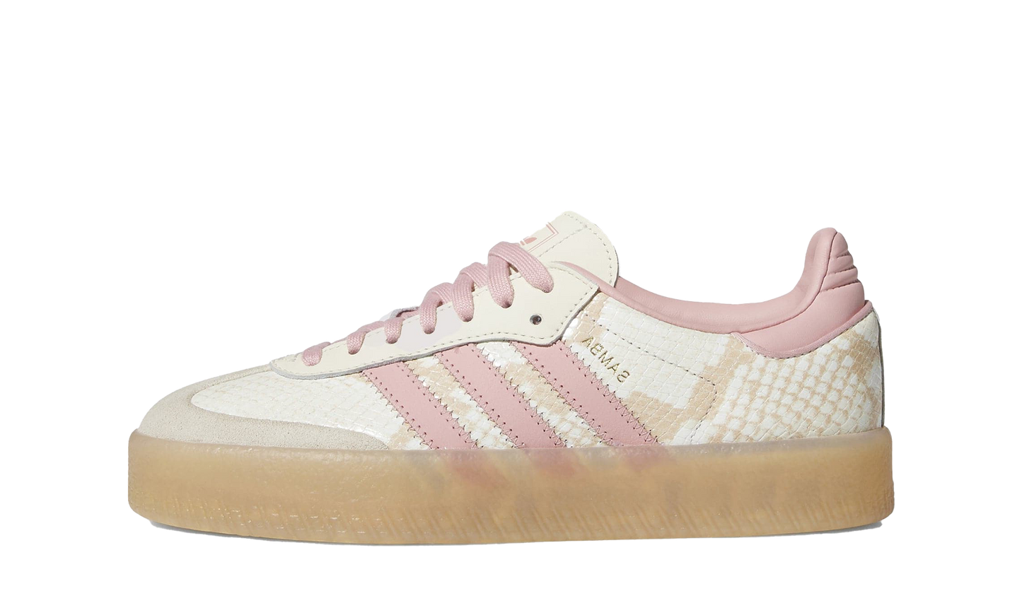 Adidas Sambae Snakeskin WMNS "Cream White Wonder Mauve" JR3803