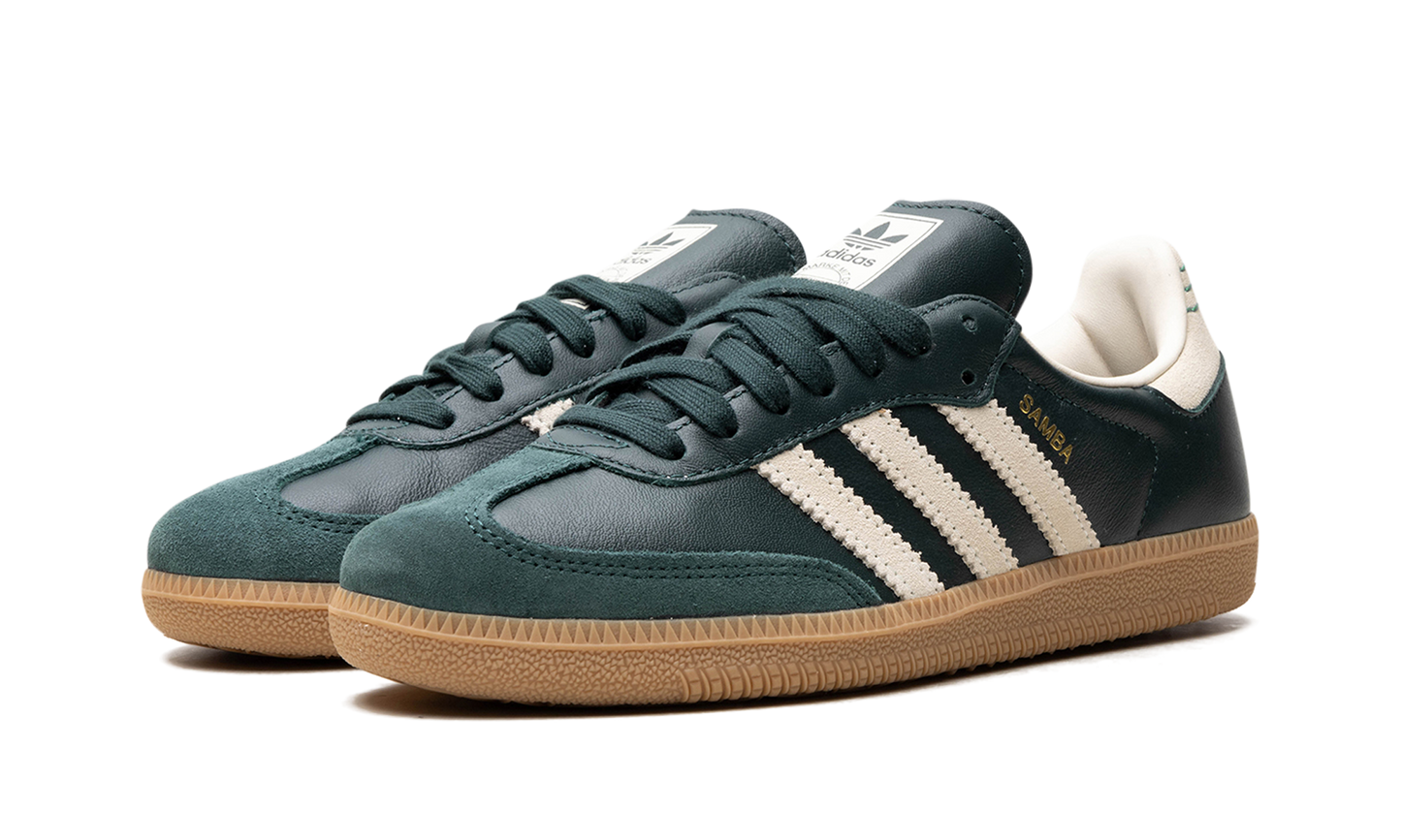 Adidas Samba OG "Shadow Green Cream White Gold Metallic" ID1483