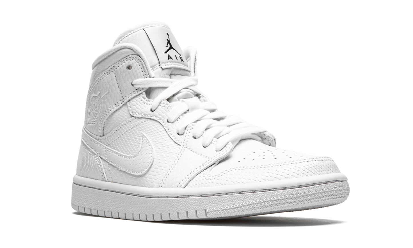 AIR JORDAN 1 MID WMNS White Snakeskin BQ6472 110