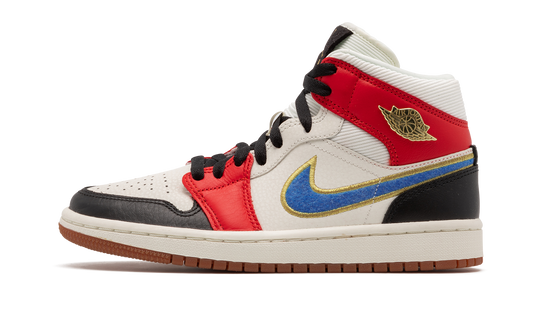 AIR JORDAN 1 MID SE WMNS Let(Her)Man DC1426 100