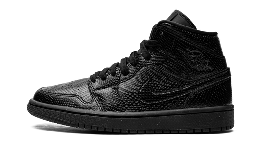AIR JORDAN 1 MID WMNS Black Snakeskin BQ6472 010