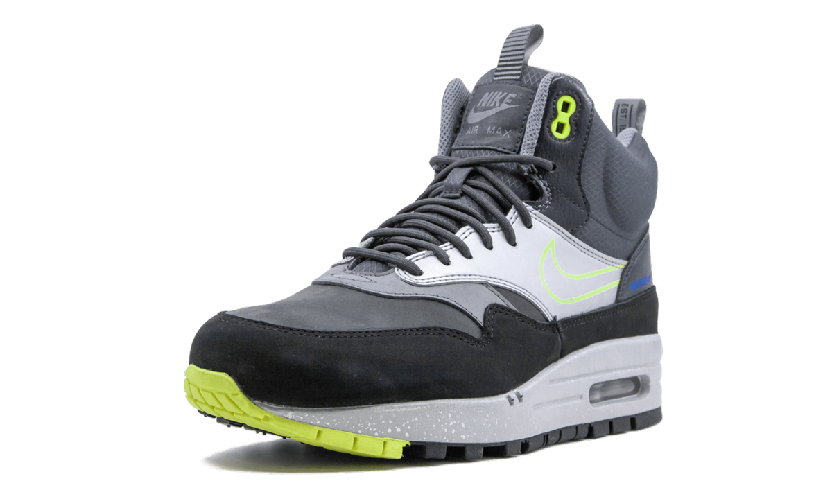 Nike AIR MAX 1 MID SNKRBT P MNS WMNS "Black Volt" 685269 002