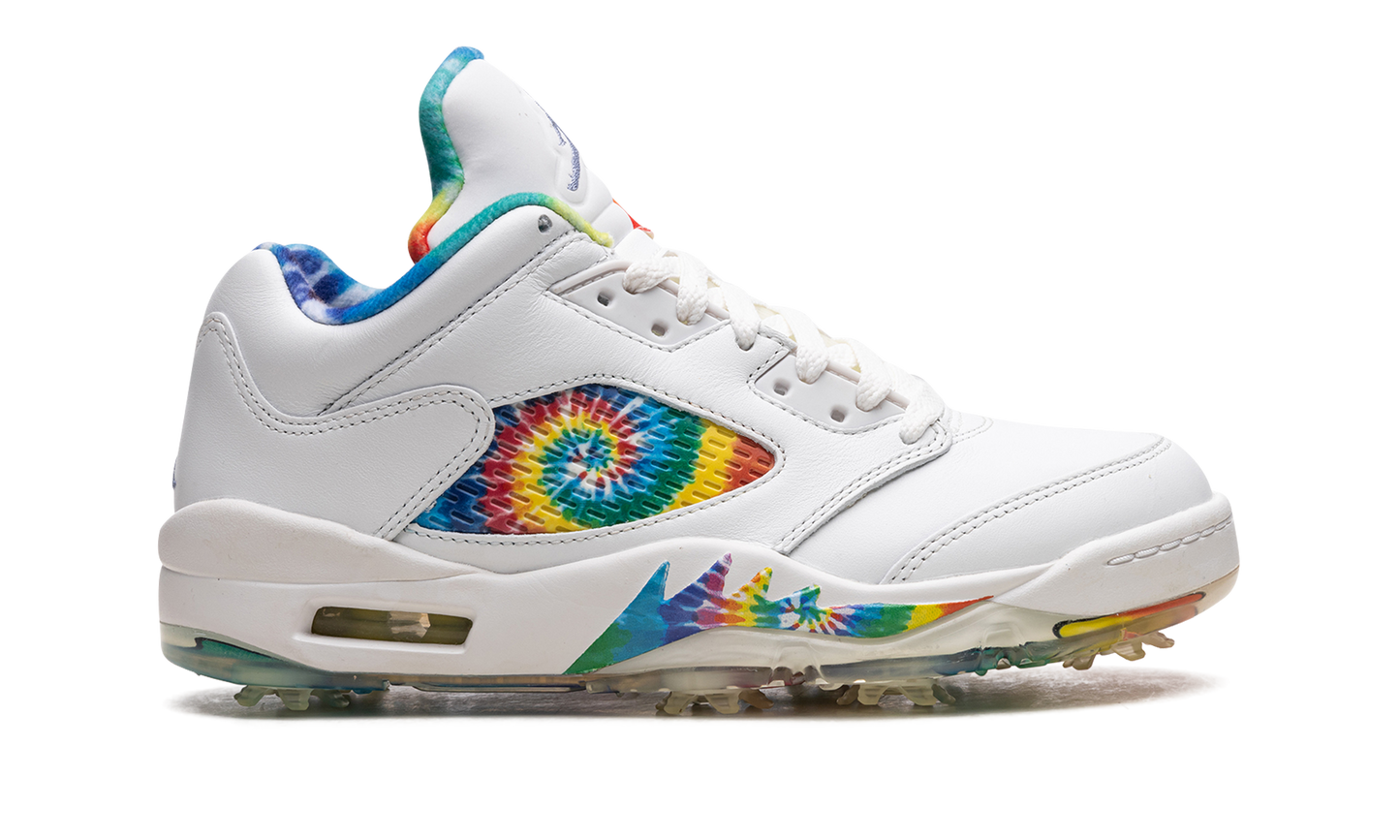 Air Jordan 5 Low Golf Peace, Love, and Golf CW4205 100