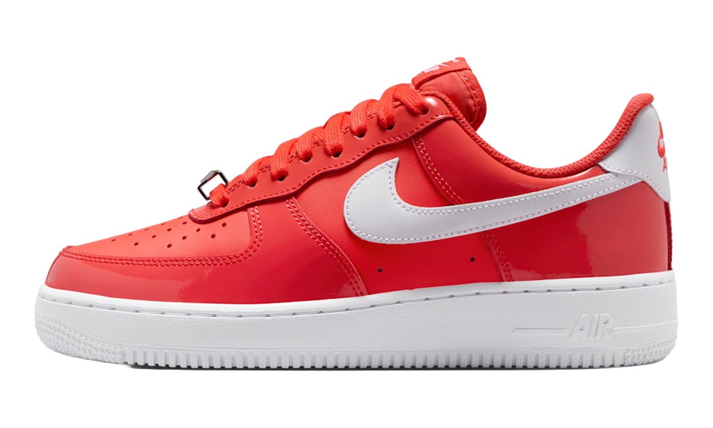 Nike Air Force 1 Low '07 WMNS Patent Light Crimson White IR5450 600