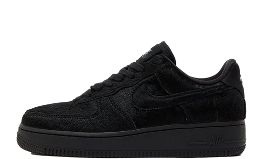 Nike AIR FORCE 1 '07 WMNS Triple Black Pony Hair II7398 001