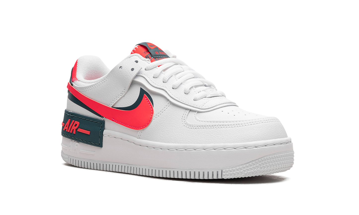 Nike AIR FORCE 1 SHADO NMS WMNS White Solar Red DB3902 100