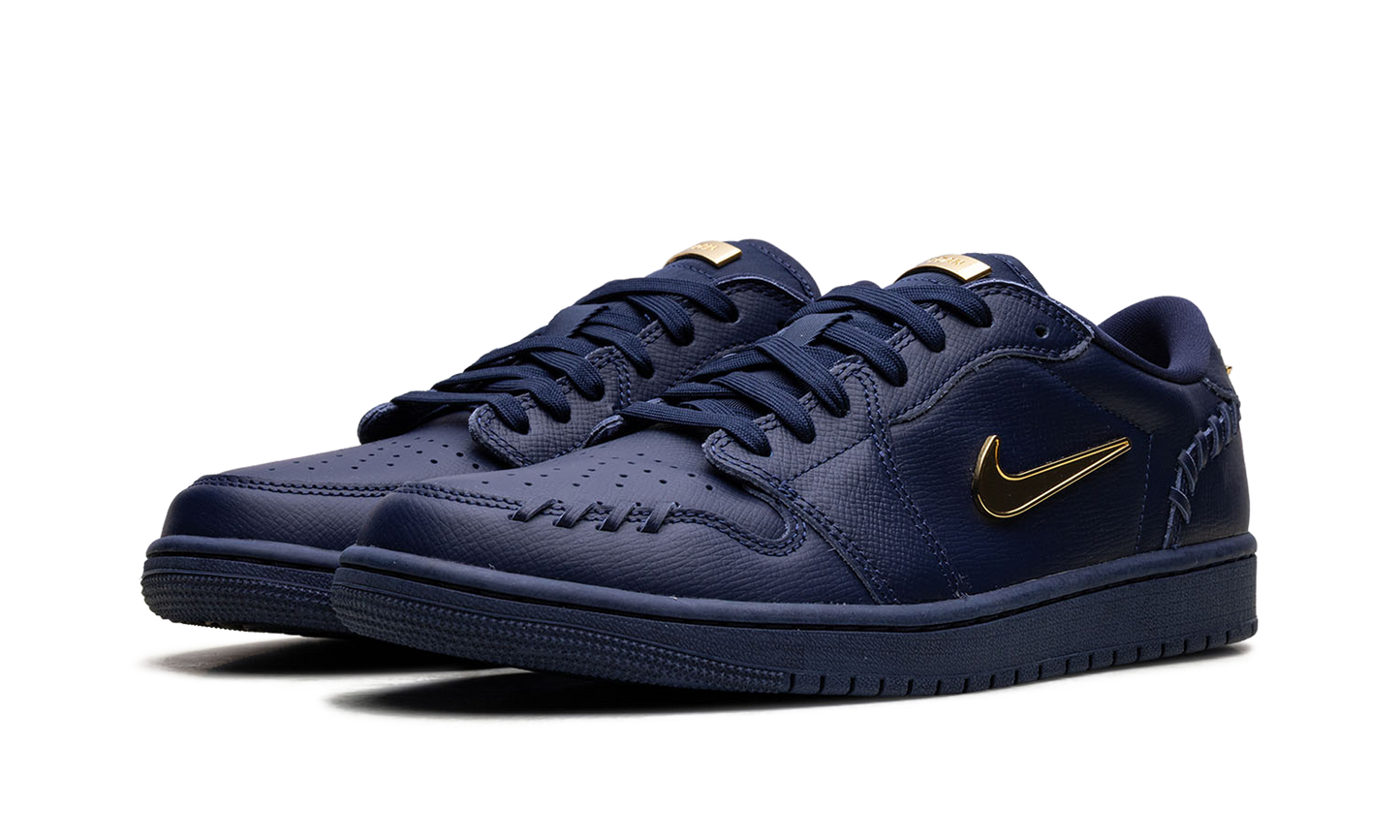 Jordan 1 Low WMNS Method of Make Midnight Navy Metallic Gold FN5032 400