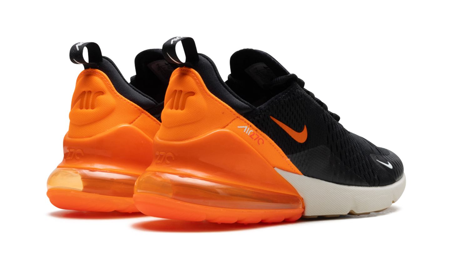 Nike Air Max 270 "Black/Total Orange-Bright Crimson" AH8050 030