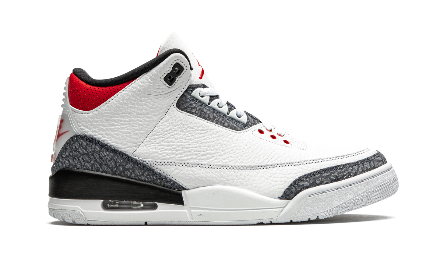 Air Jordan 3 Retro SE DNM Fire Red Denim CZ6431 100