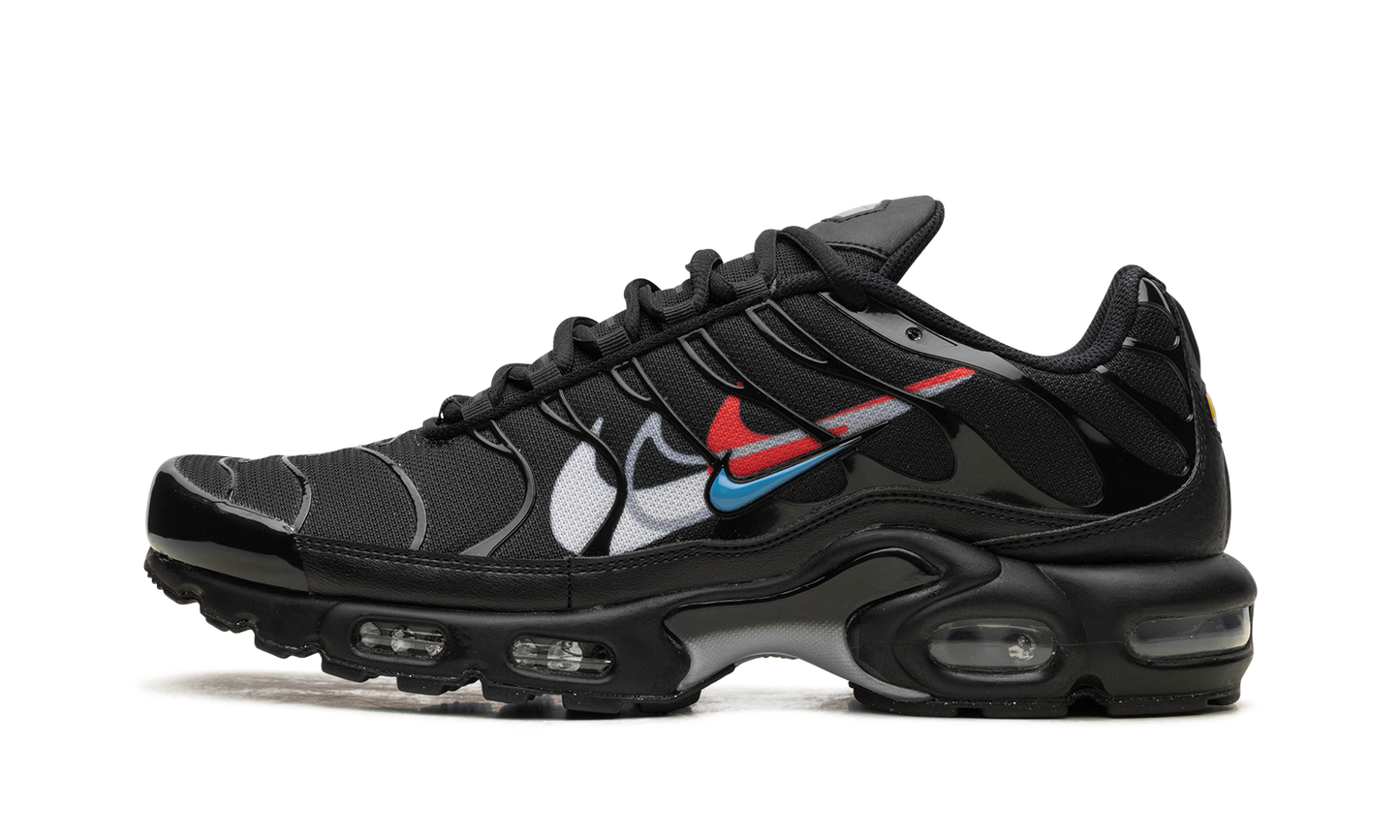 Nike Air Max Plus "Multi Swoosh Black Bright Crimson" FJ4224 001