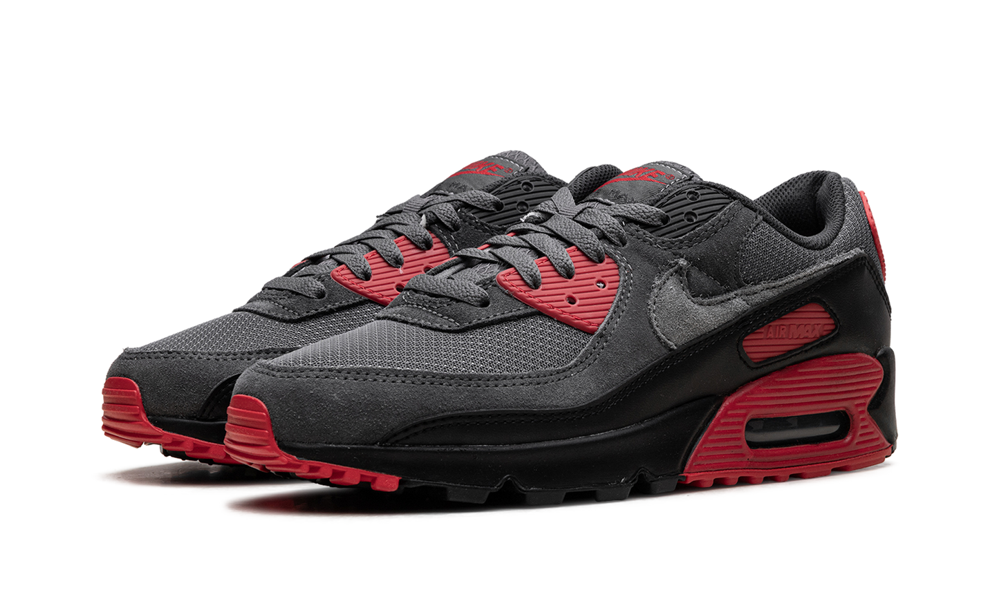 Nike Air Max 90 "Smoke Grey Fire Red" DM0029 007