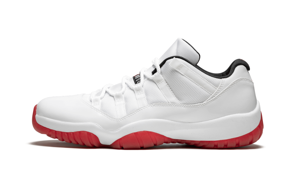 Air Jordan 11 Retro Low White/Varsity Red 528895 101