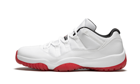 Air Jordan 11 Retro Low White/Varsity Red 528895 101