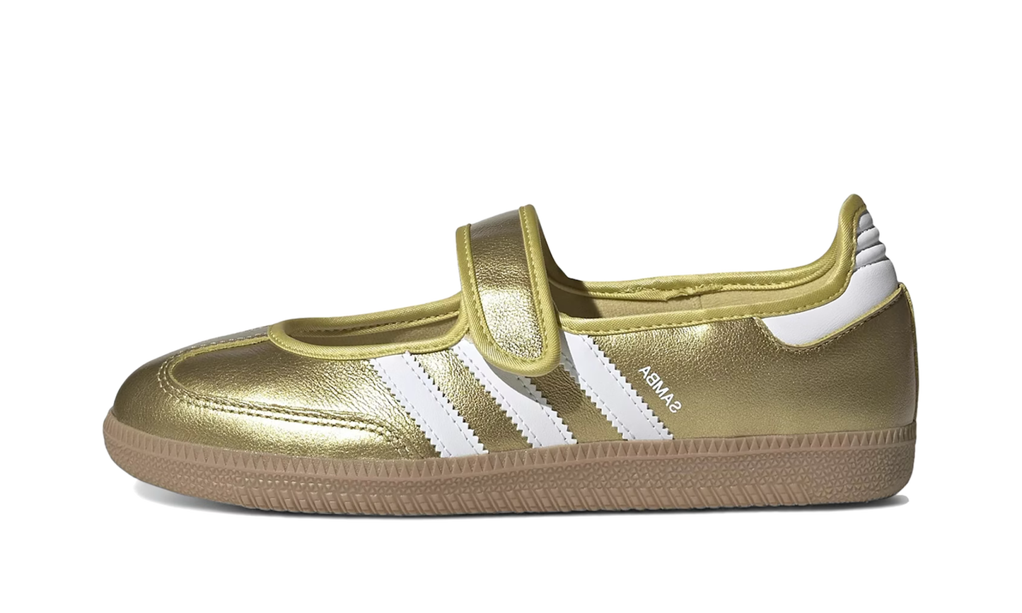 Adidas Samba Jane WMNS "Gold Metallic White" IH6599