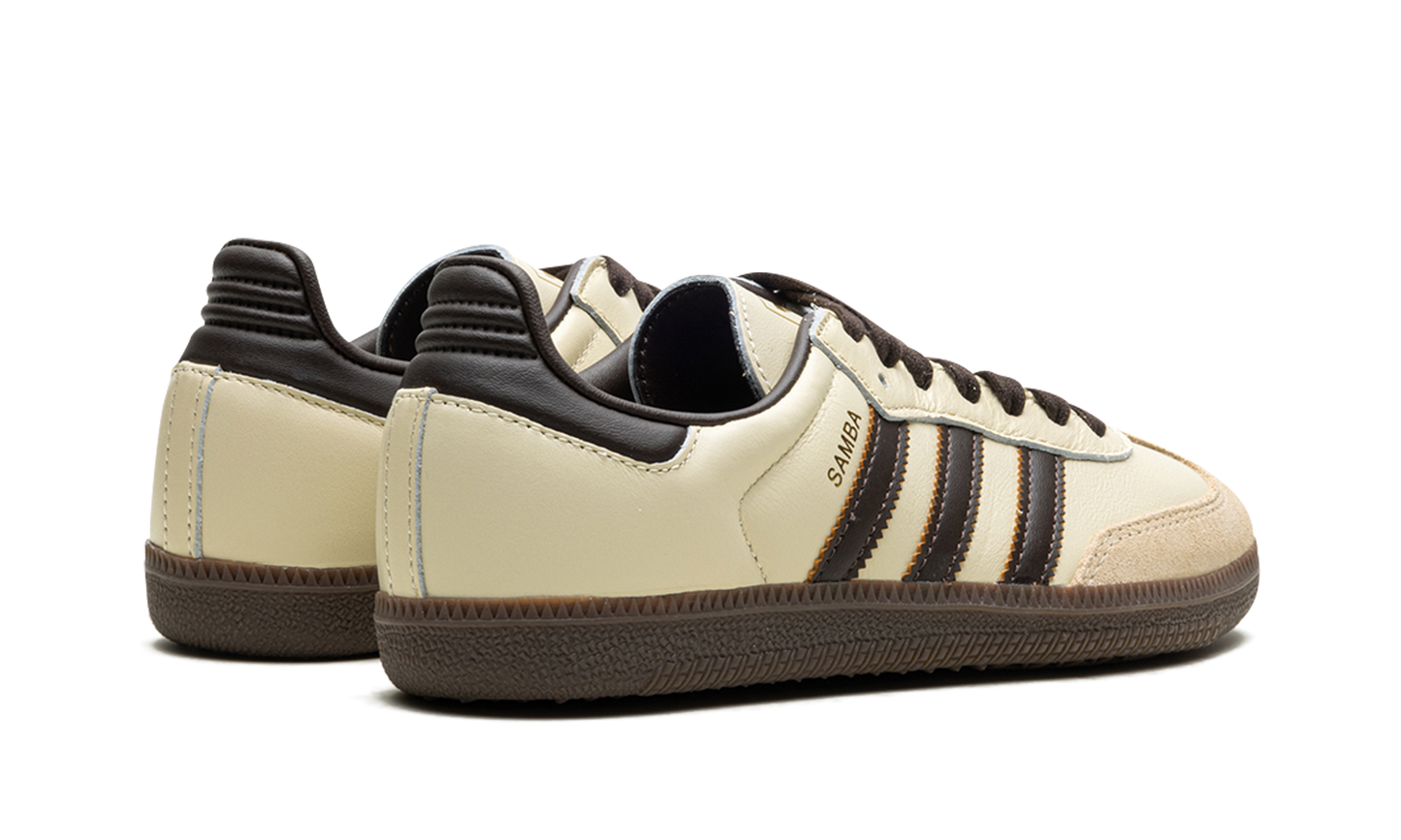 Adidas Samba OG "Cream White / Dark Brown" JR2660