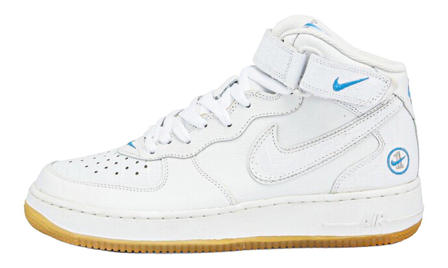 Nike Air Force 1 Mid "Chosen Pack White Uni Blue" 306340 112