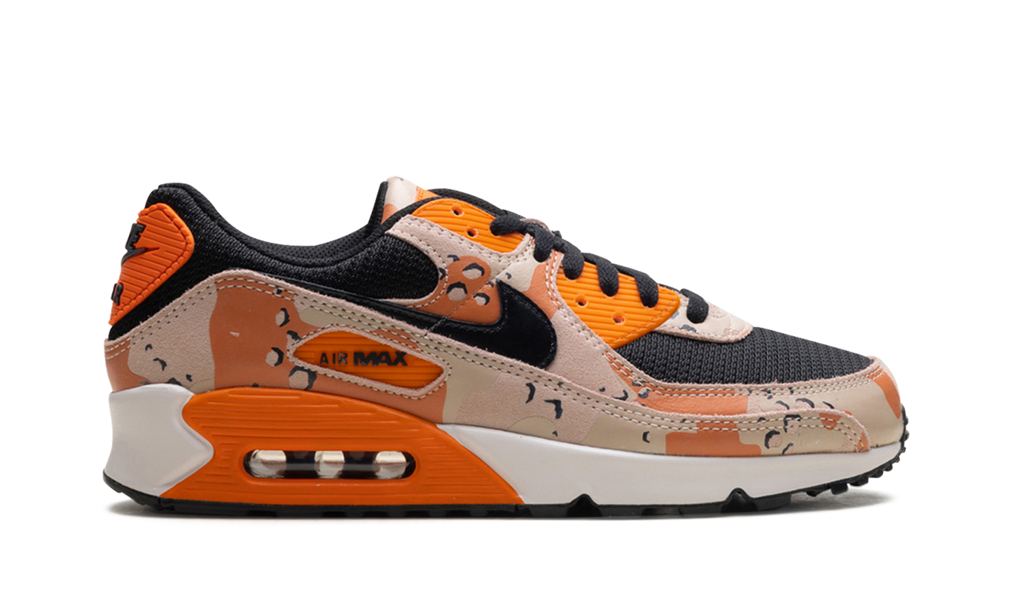 Nike Air Max 90 Premium "Bio Beige / Safety Orange / Phantom / Black" IF1721 201