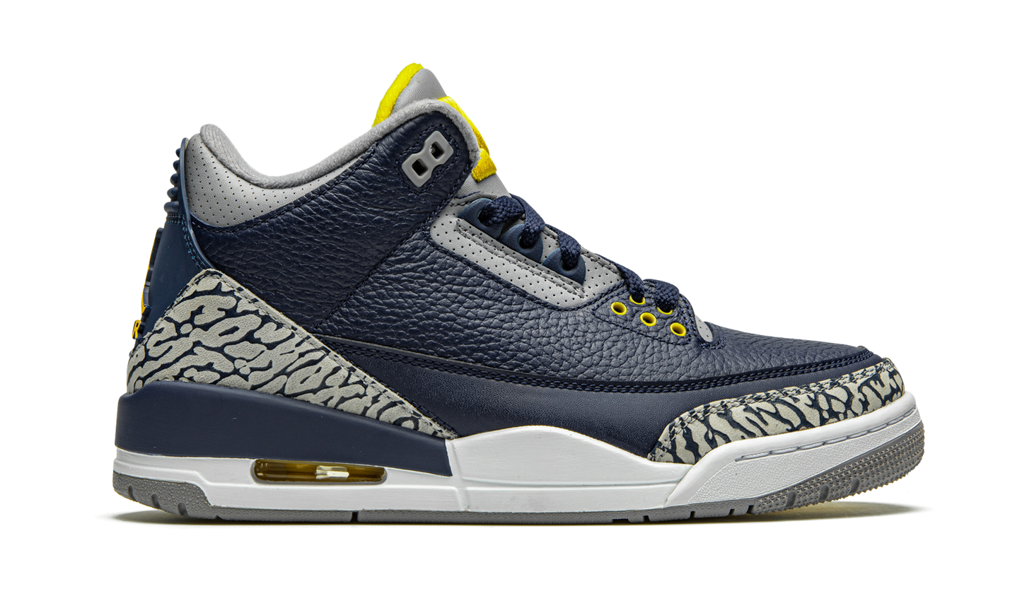 Air Jordan 3 Retro PE Michigan AJ3 820064