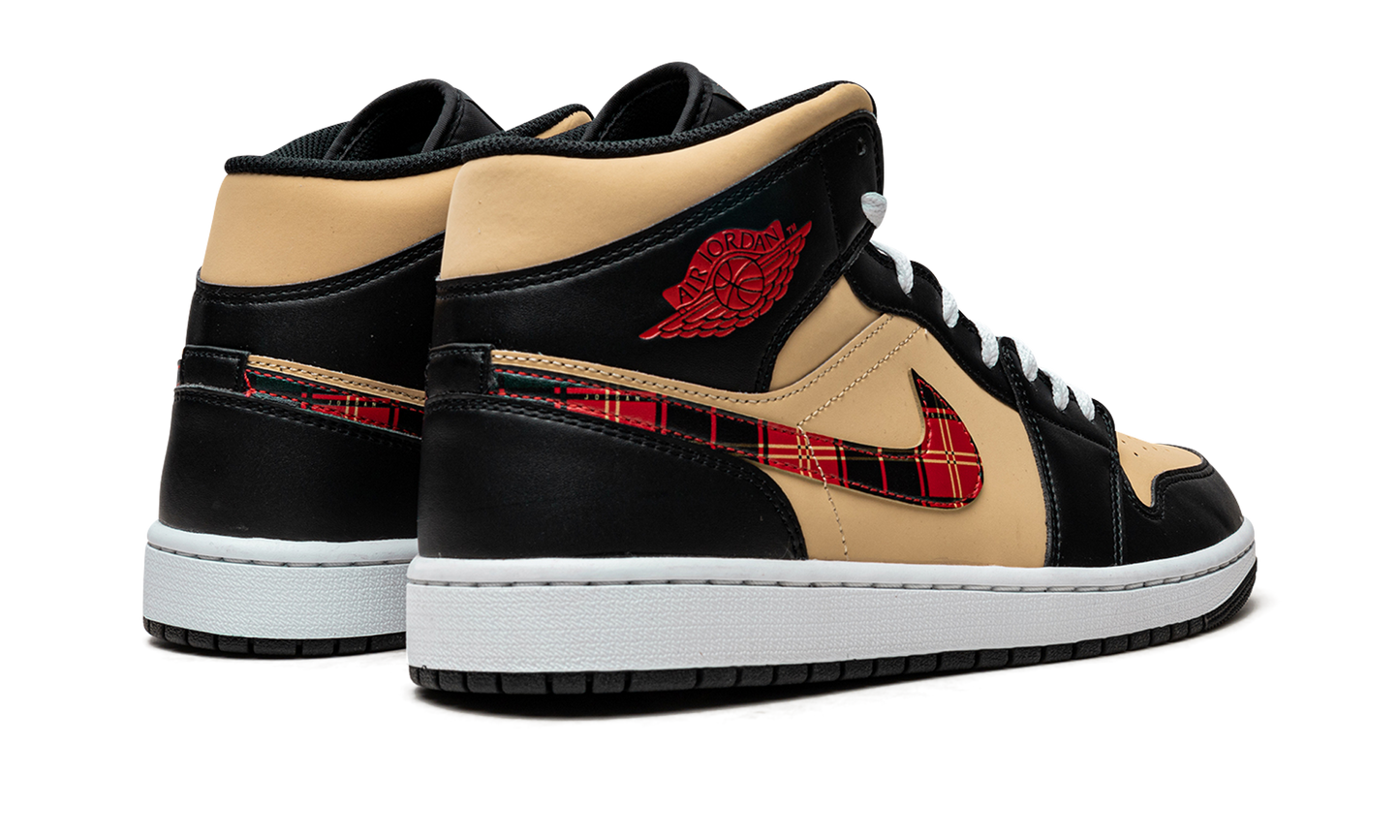 Air Jordan 1 Mid SE Tartan Swoosh DZ5329 001