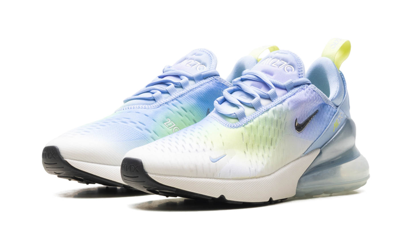 Nike Air Max 270 WMNS "Aluminum Hydrangeas Light Lemon Twist Metallic Silver" IB7937 468