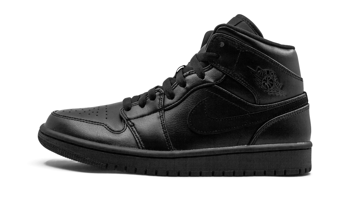 Air Jordan 1 Mid Triple black 554724 090